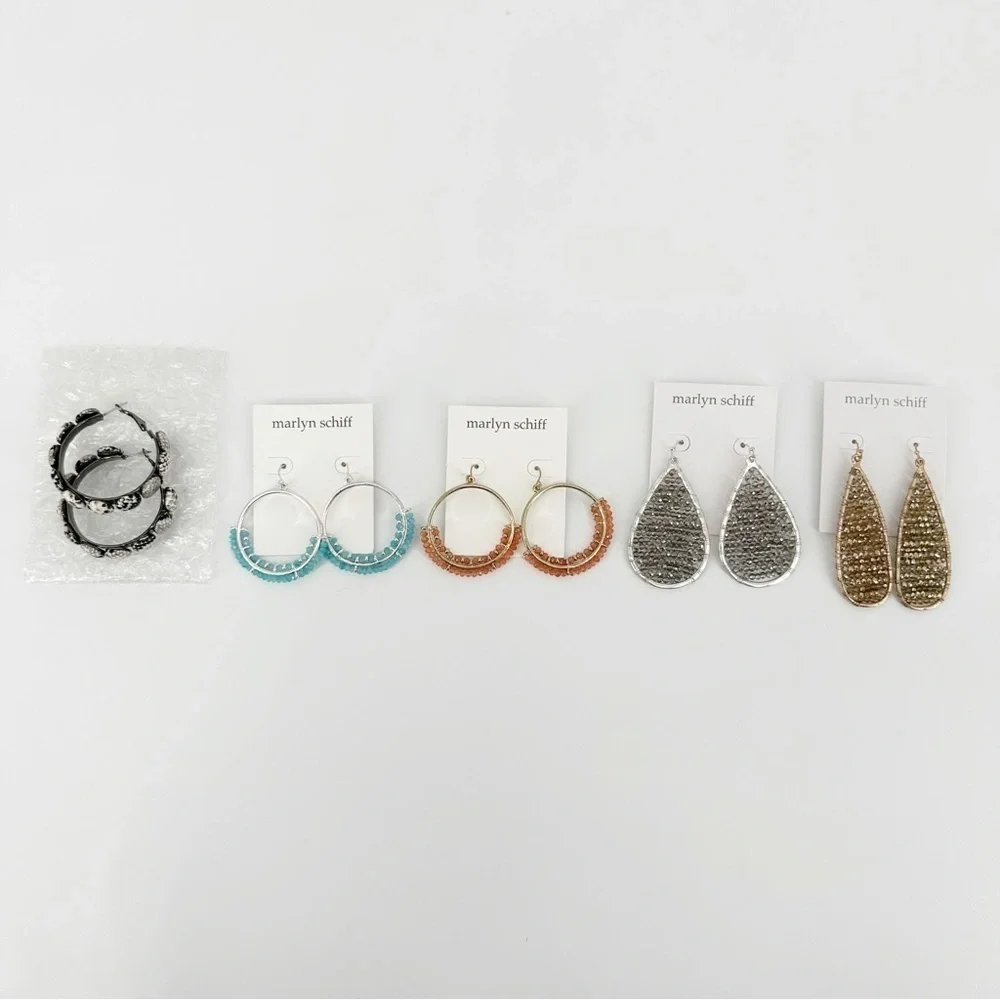 NWT Marlyn Schiff Dangle Earring Bundle